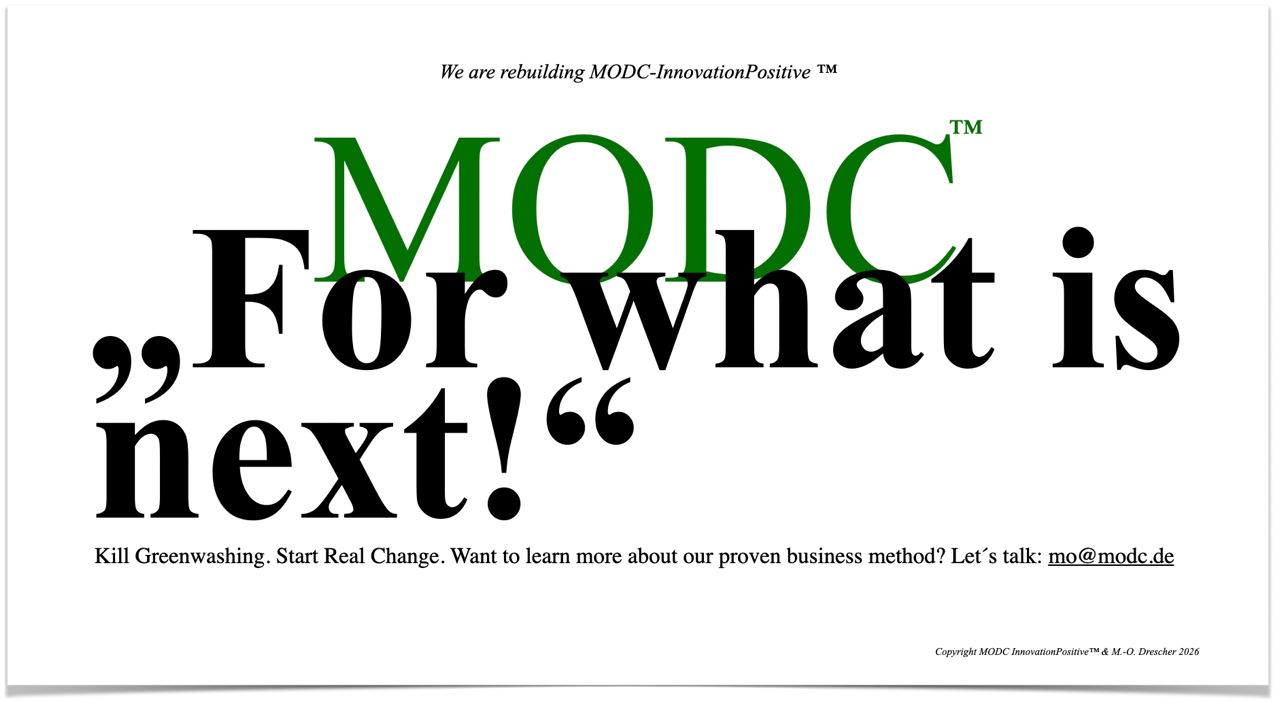 MODC - For what is next!